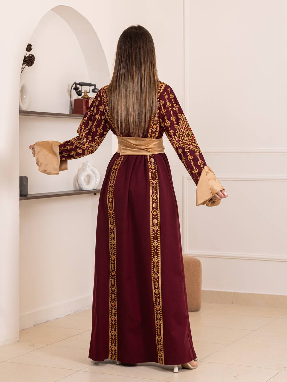 Thuraya Palestinian Embroidered Thobe