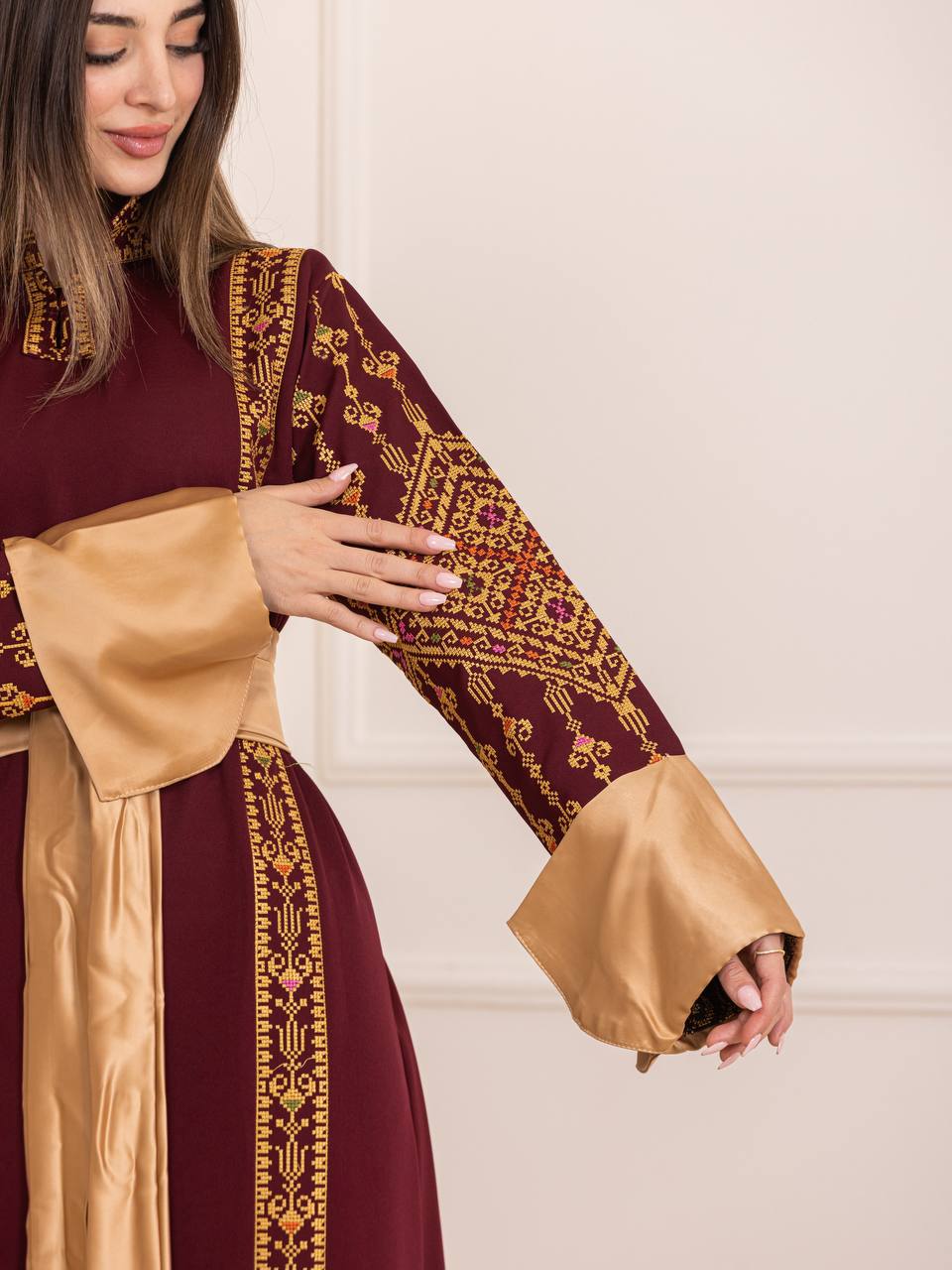 Thuraya Palestinian Embroidered Thobe