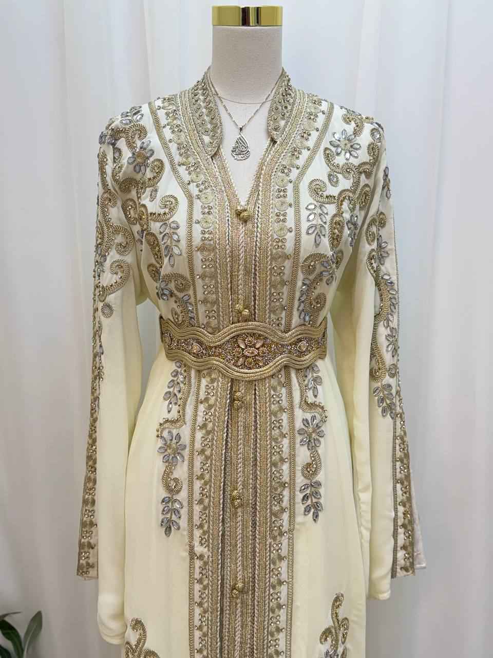 Andalus Pearl Moroccan Caftan