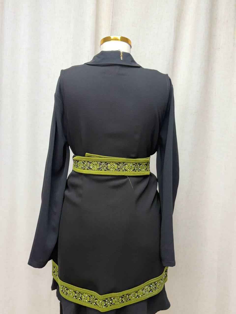 Olive Heritage Embroidered Vest