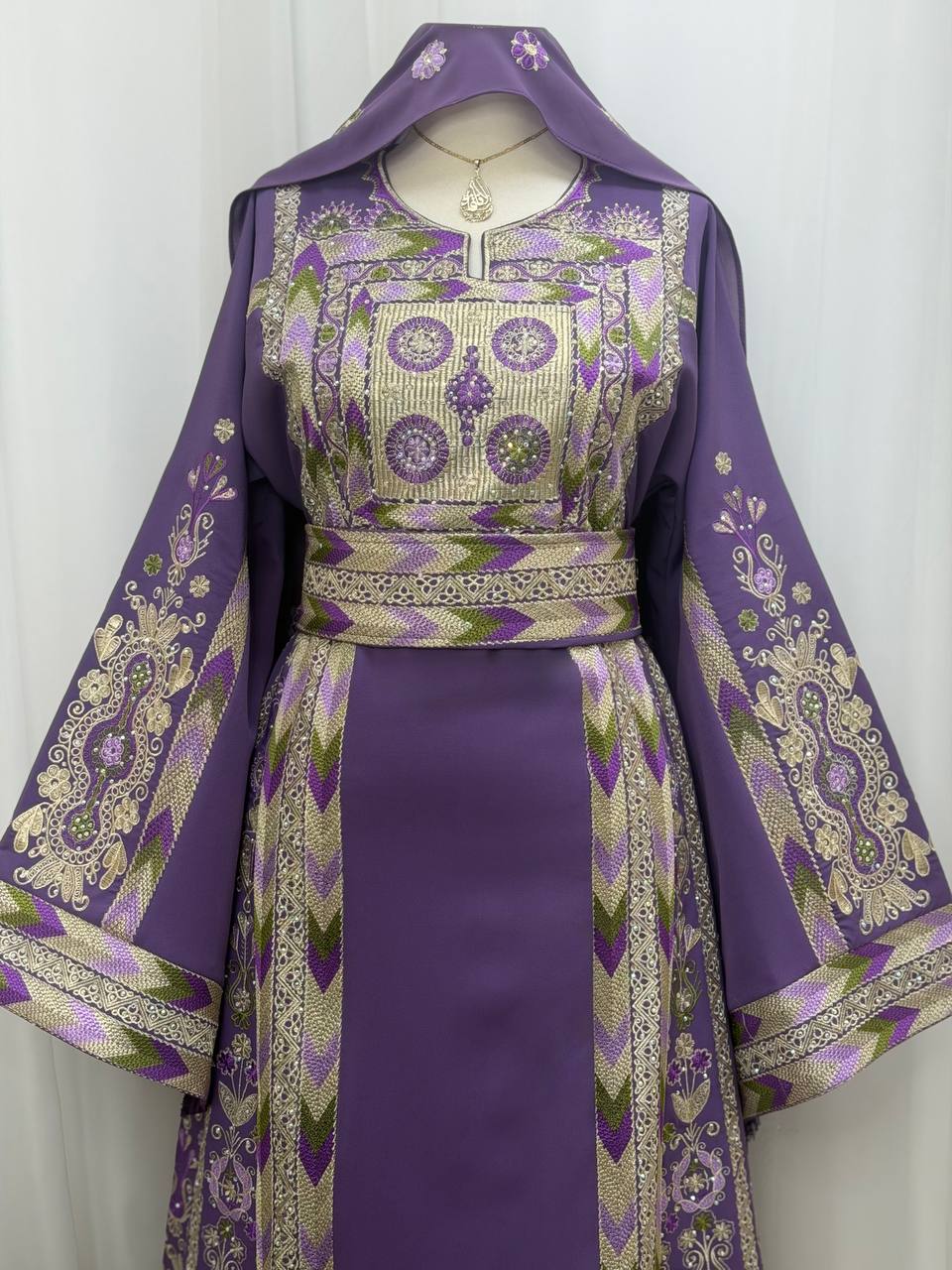 Zahra Embroidered Palestinian Thobe