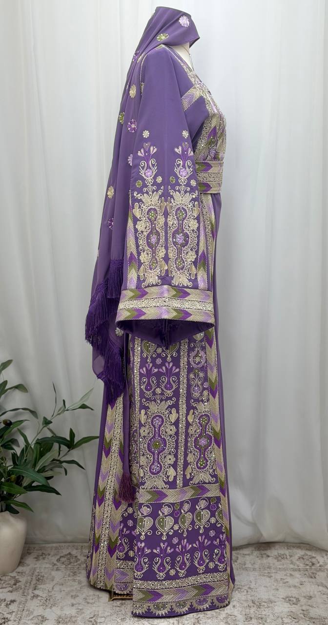 Zahra Embroidered Palestinian Thobe