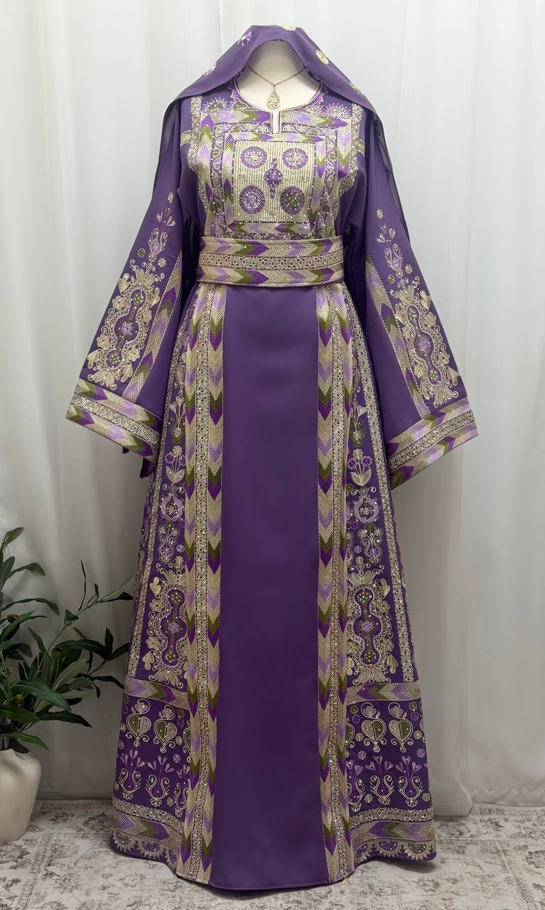Zahra Embroidered Palestinian Thobe