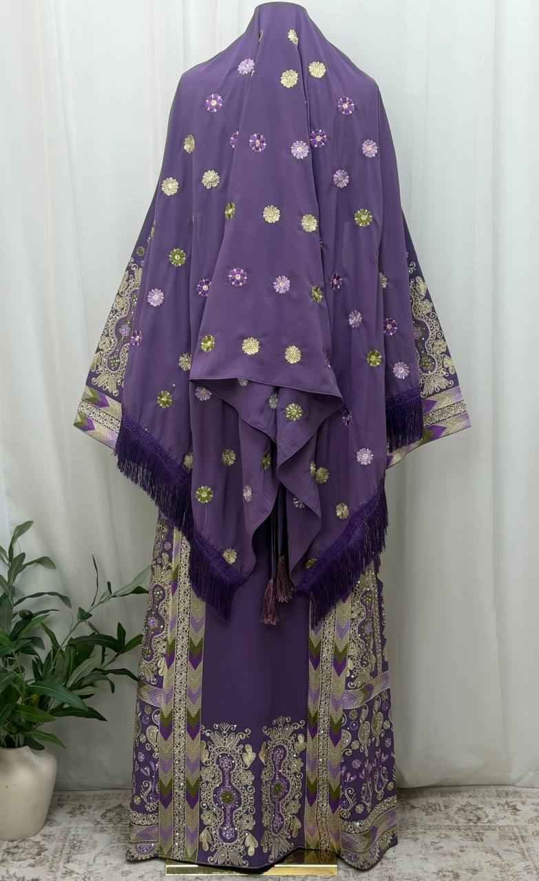 Zahra Embroidered Shawl