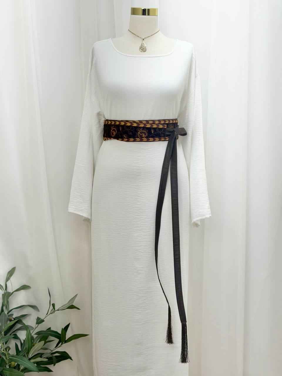 Heritage Velvet Embroidered Belt