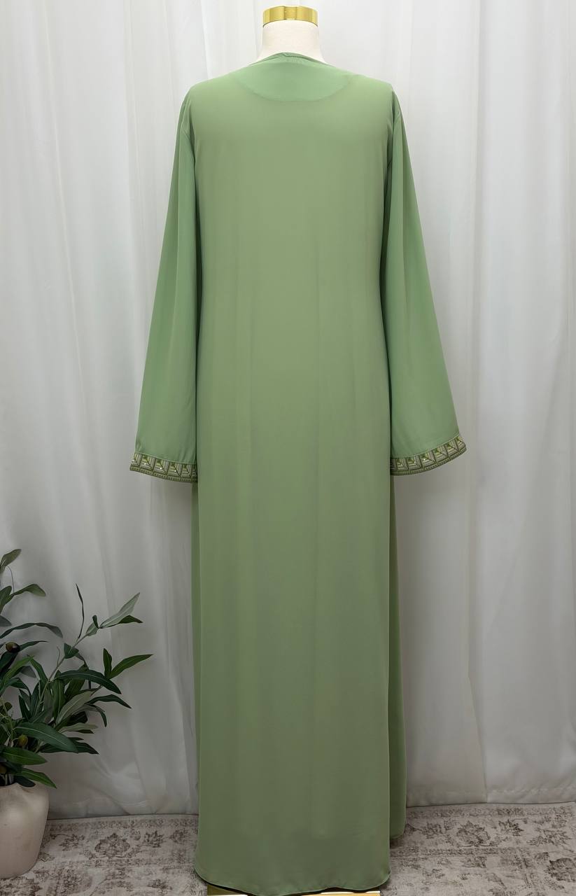 Malak Open Chiffon Abaya