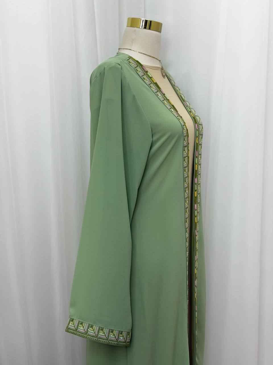 Malak Open Chiffon Abaya