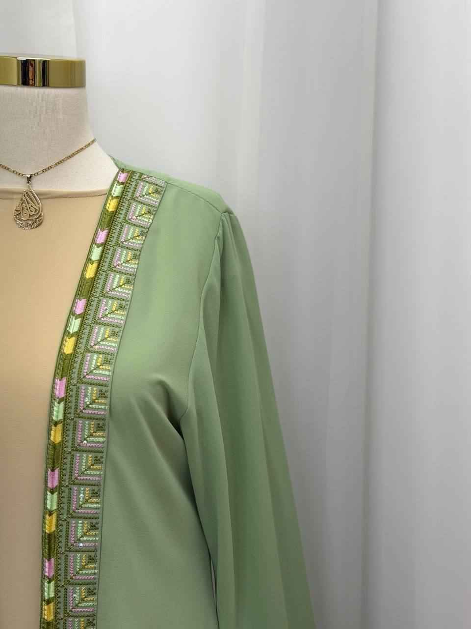 Malak Open Chiffon Abaya