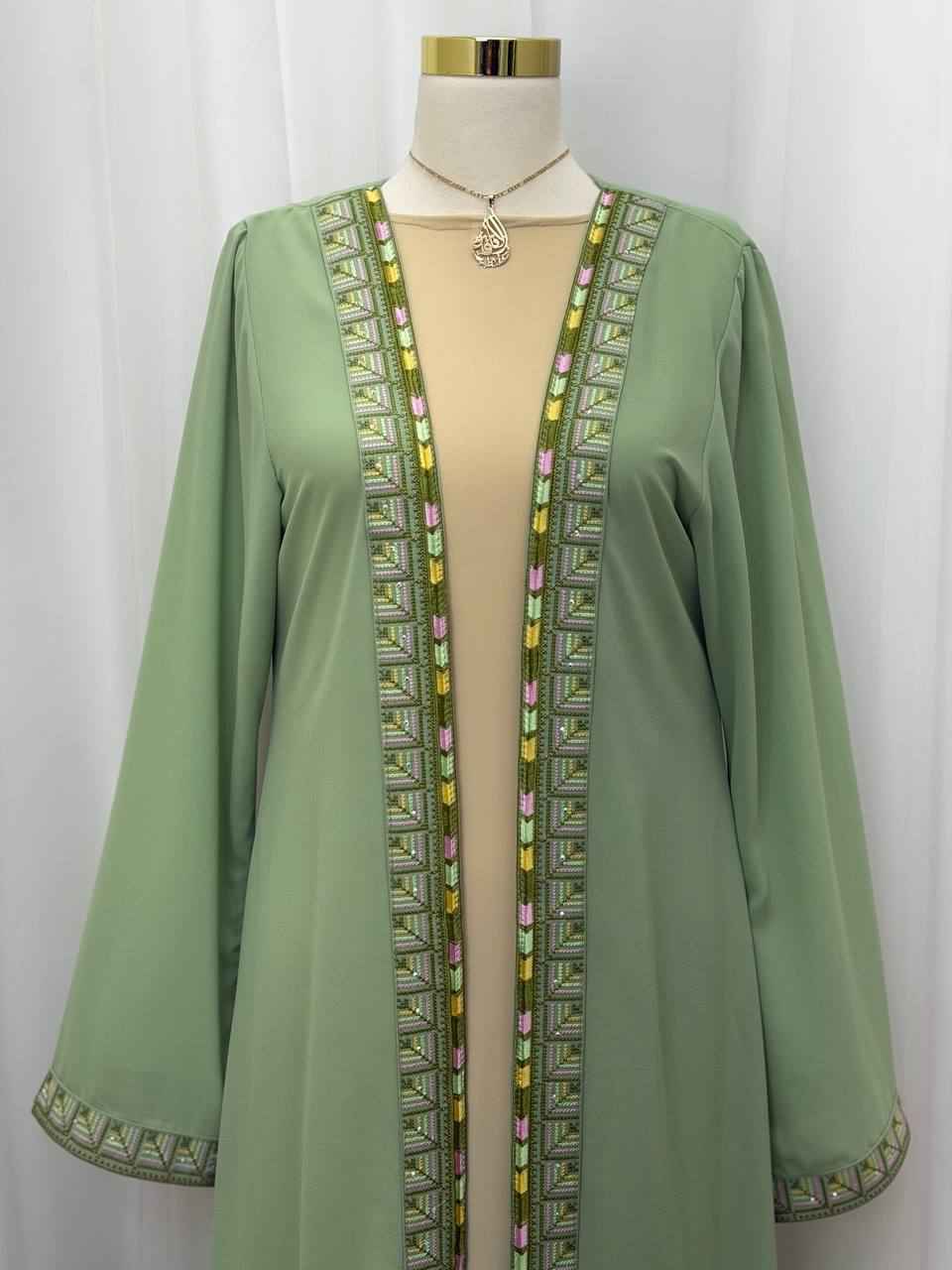 Malak Open Chiffon Abaya