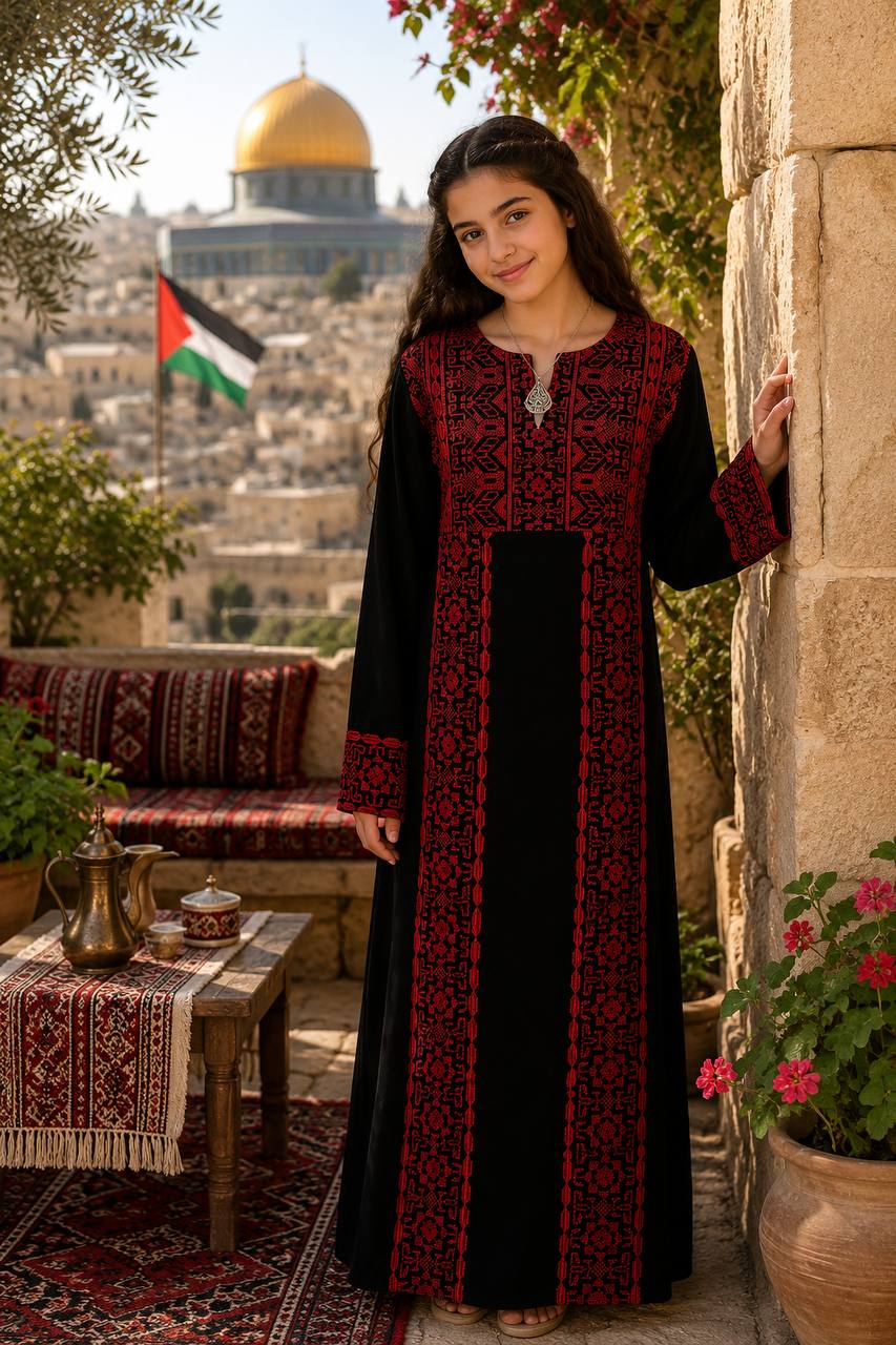 Little Nablus Girls Abaya