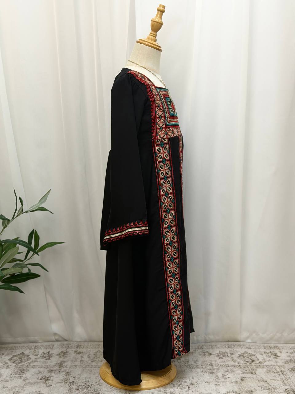 Bint Al-Khalil Embroidered Girls Abaya
