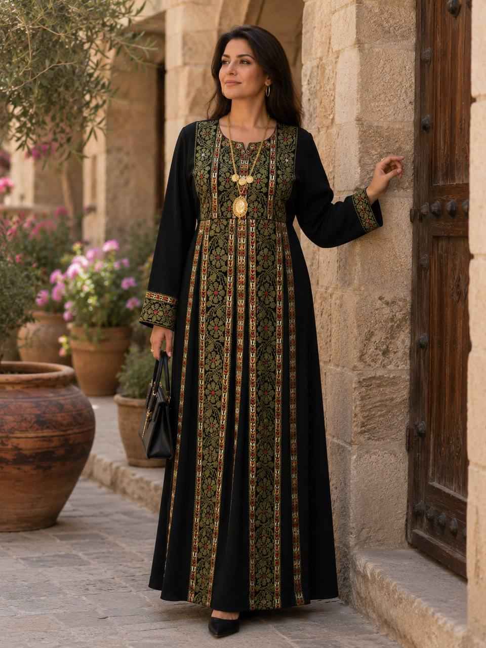 Maysoun Embroidered Abaya