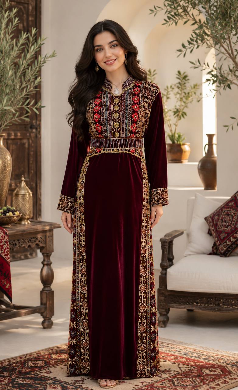 Layali Royale Velvet Thoub