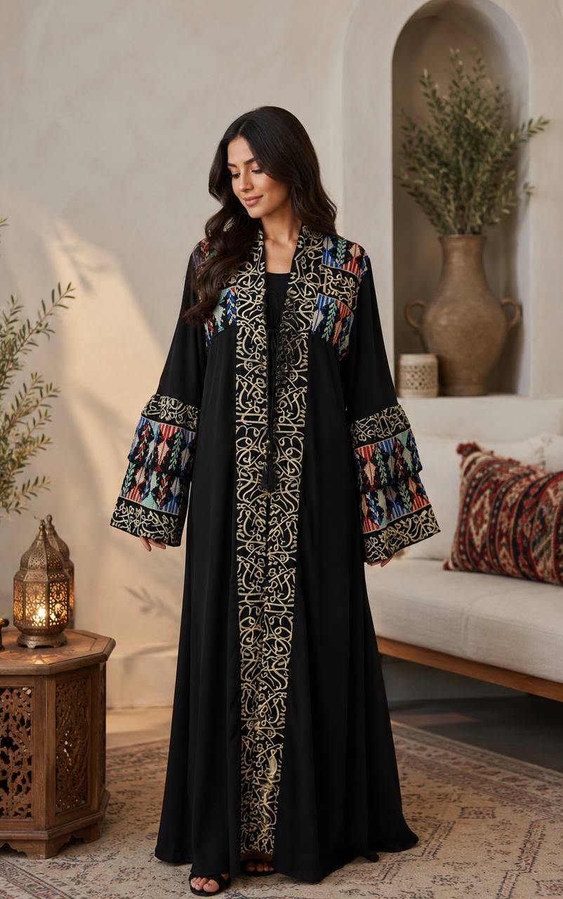 Susan Open Abaya