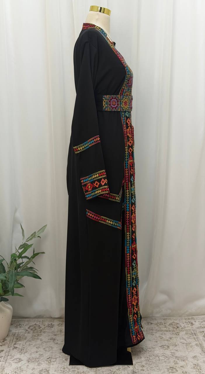 Hafsah Embroidered Palestinian Thoub