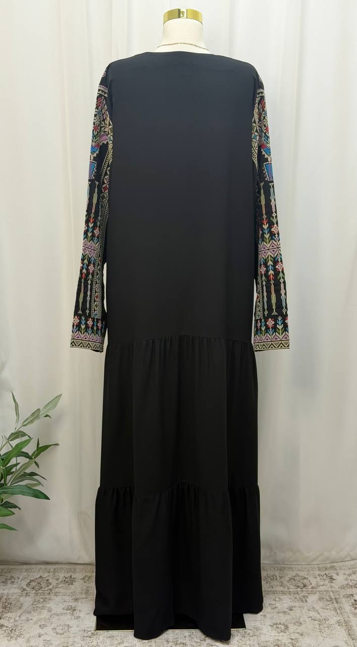 Suhaila Zip-Front Abaya