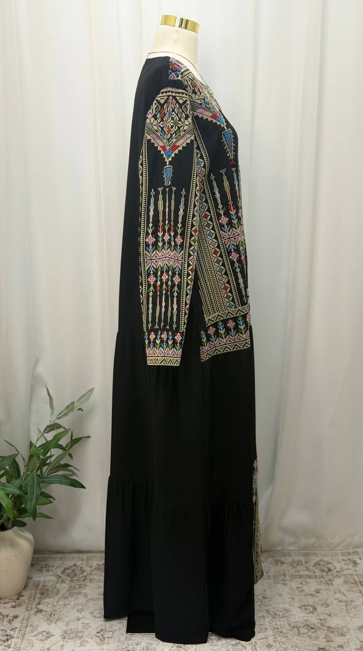 Suhaila Zip-Front Abaya
