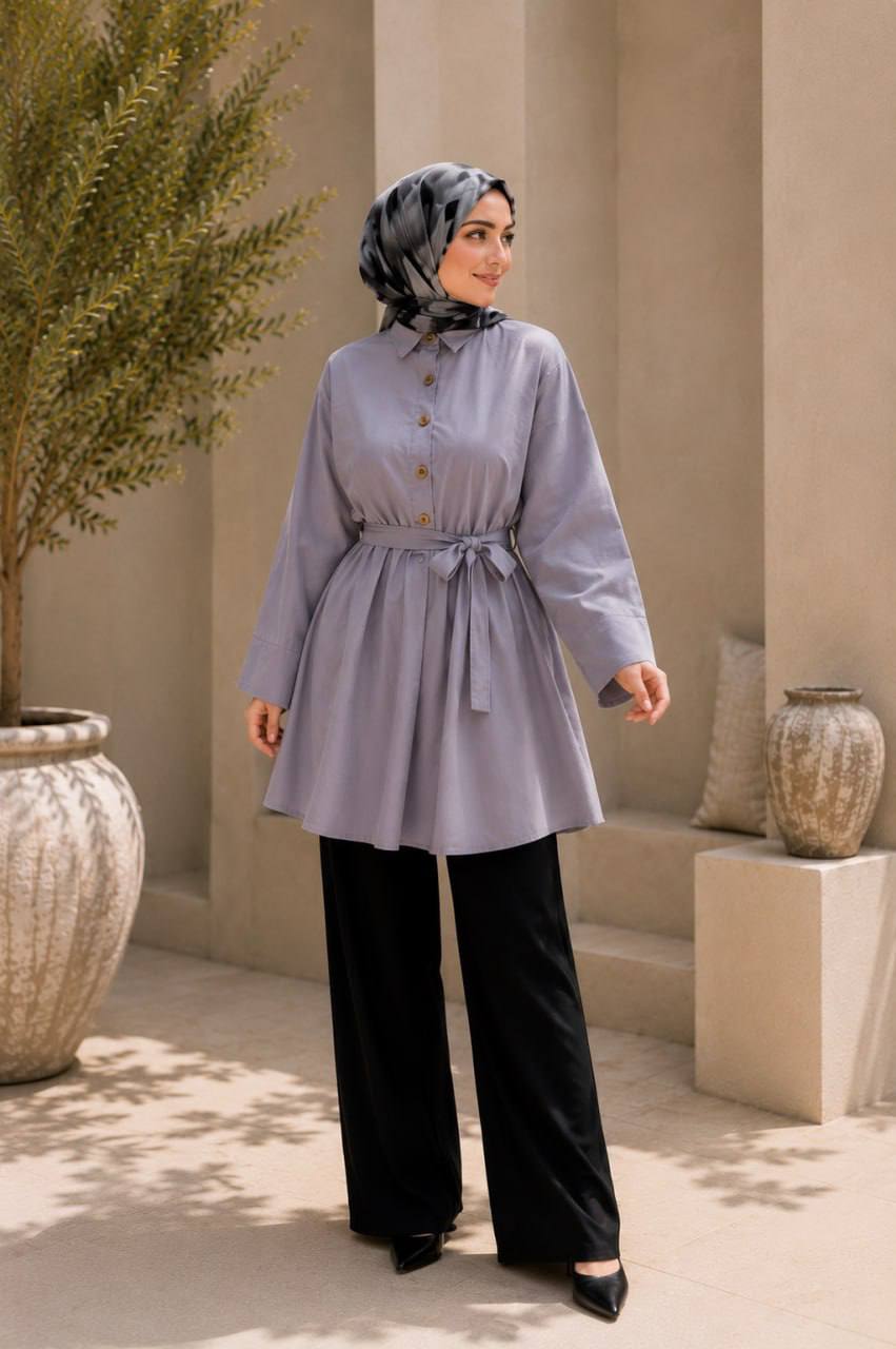 Lina Belted Shirt