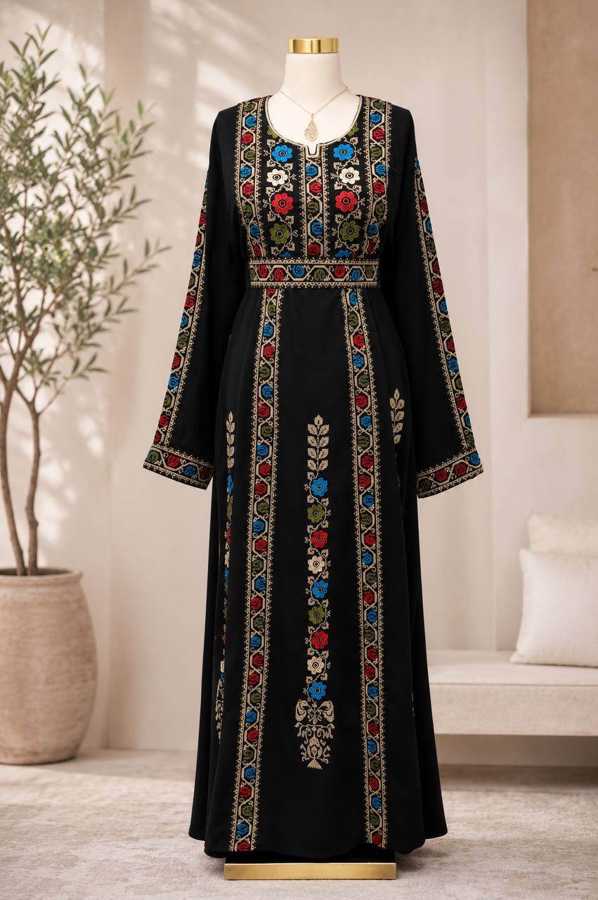 Noura Embroidered Thobe