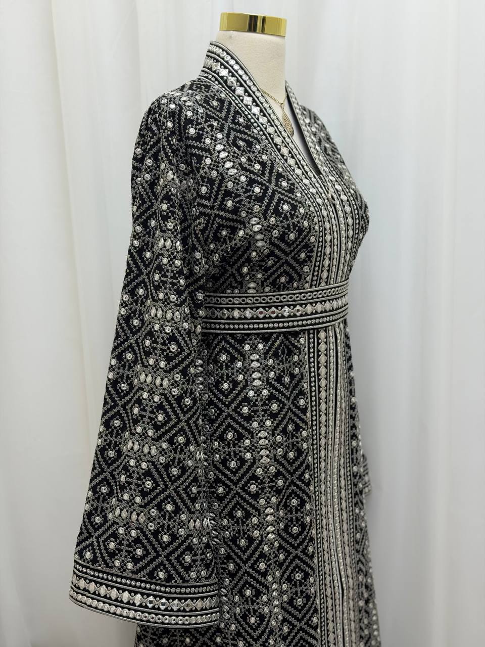 Marwa Embroidered Abaya Jacket