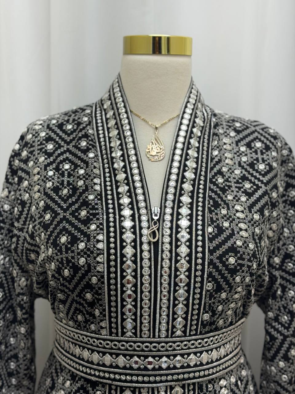 Marwa Embroidered Abaya Jacket