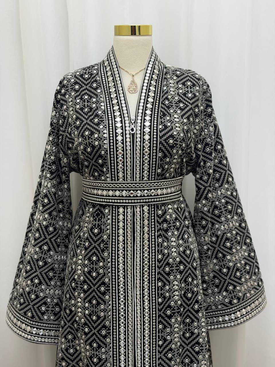 Marwa Embroidered Abaya Jacket