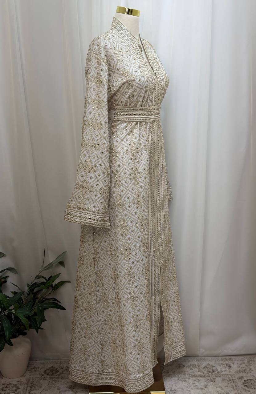 Marwa Embroidered Abaya Jacket