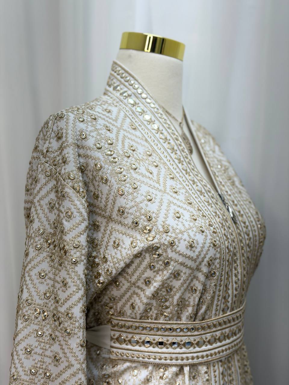Marwa Embroidered Abaya Jacket