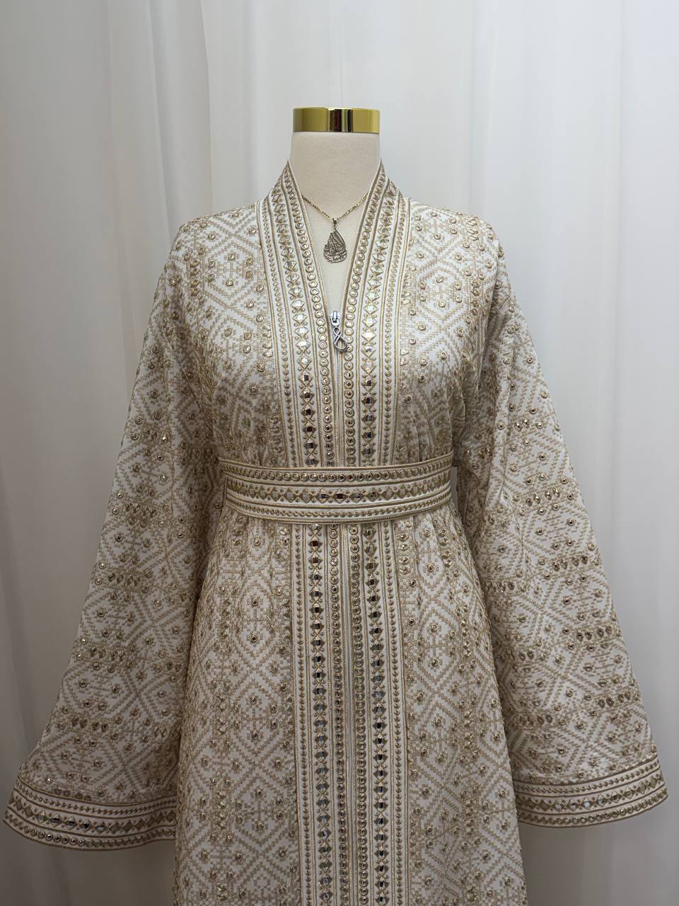 Marwa Embroidered Abaya Jacket