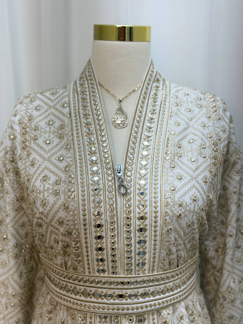 Marwa Embroidered Abaya Jacket