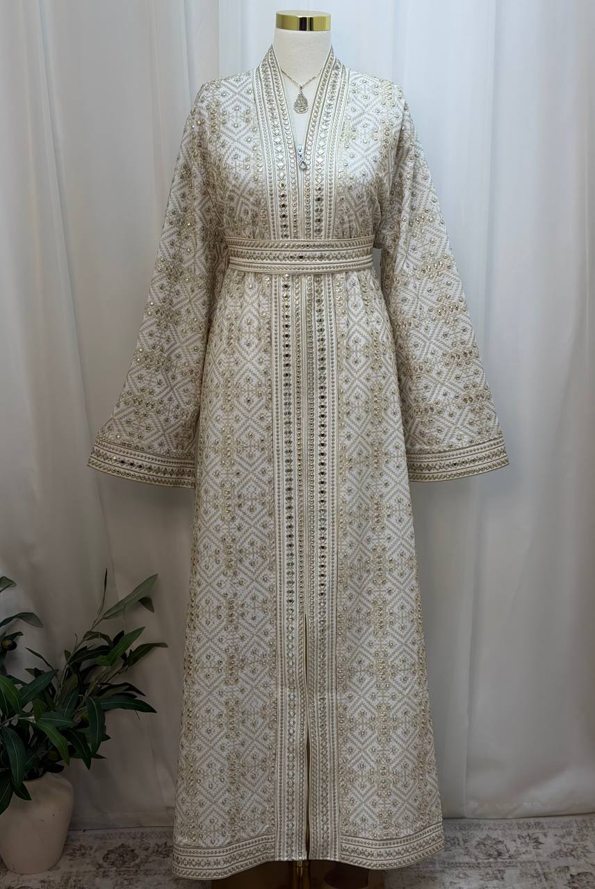 Marwa Embroidered Abaya Jacket