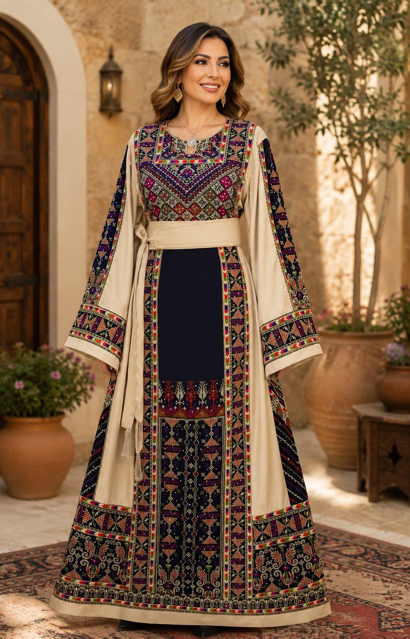 Um Issa Embroidered Thobe