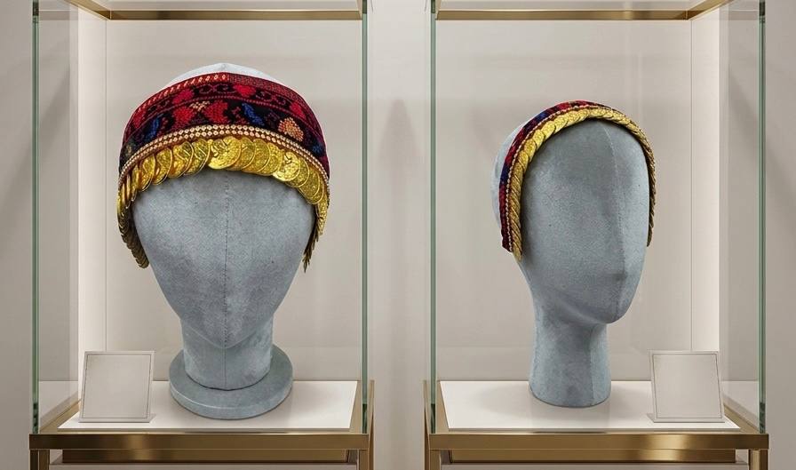 Golden Lira Heritage Head Wrap