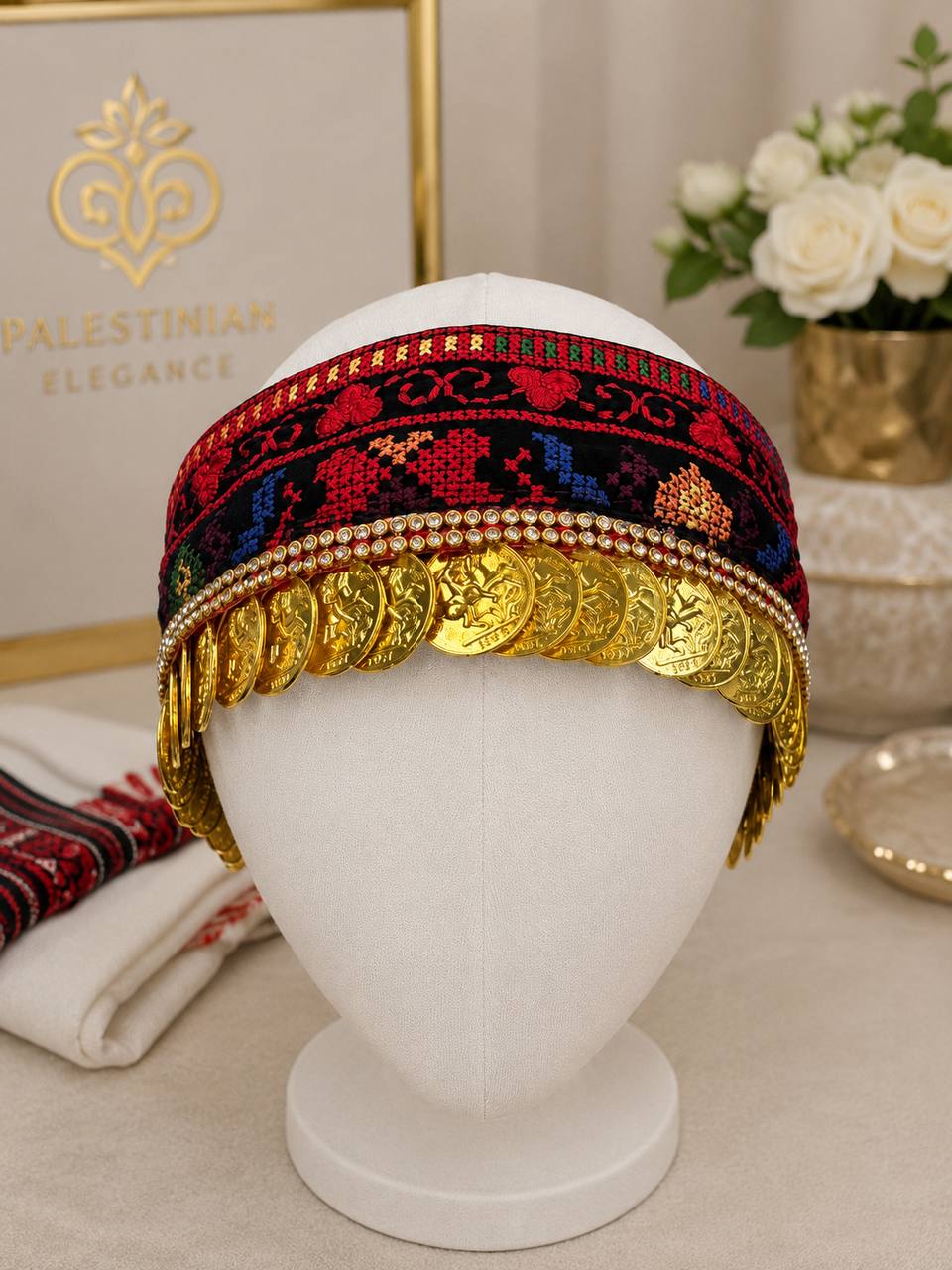Golden Lira Heritage Head Wrap