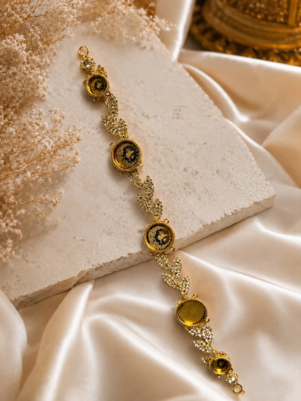 Palestinian Heritage Gold Hairpiece
