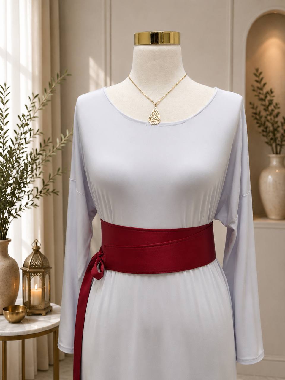New Color Satin Wrap Belt