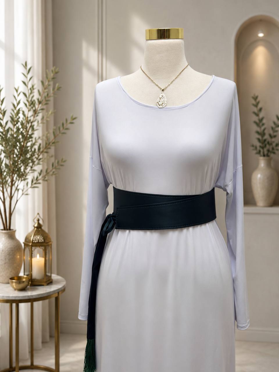 New Color Satin Wrap Belt