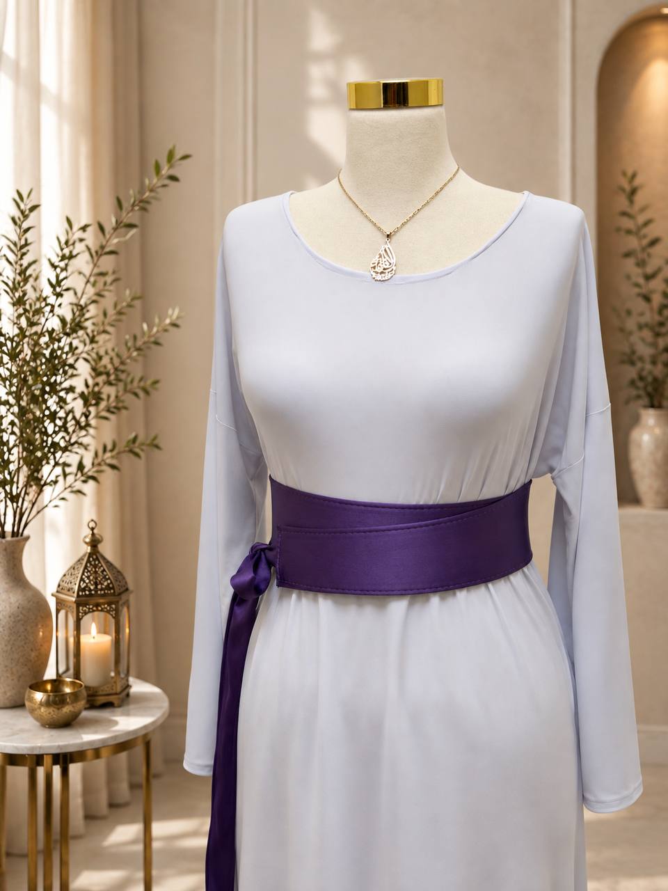 New Color Satin Wrap Belt