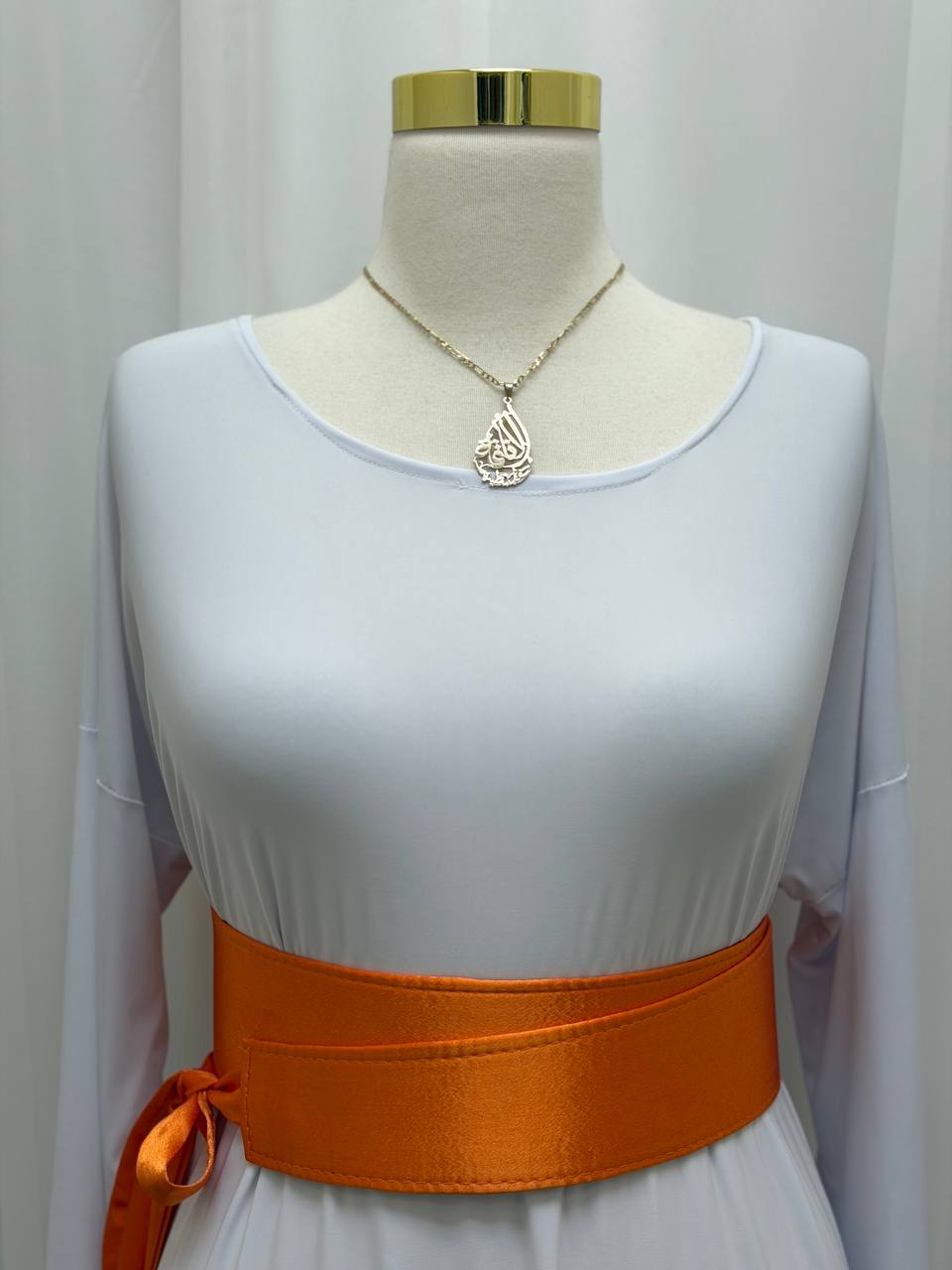 New Color Satin Wrap Belt