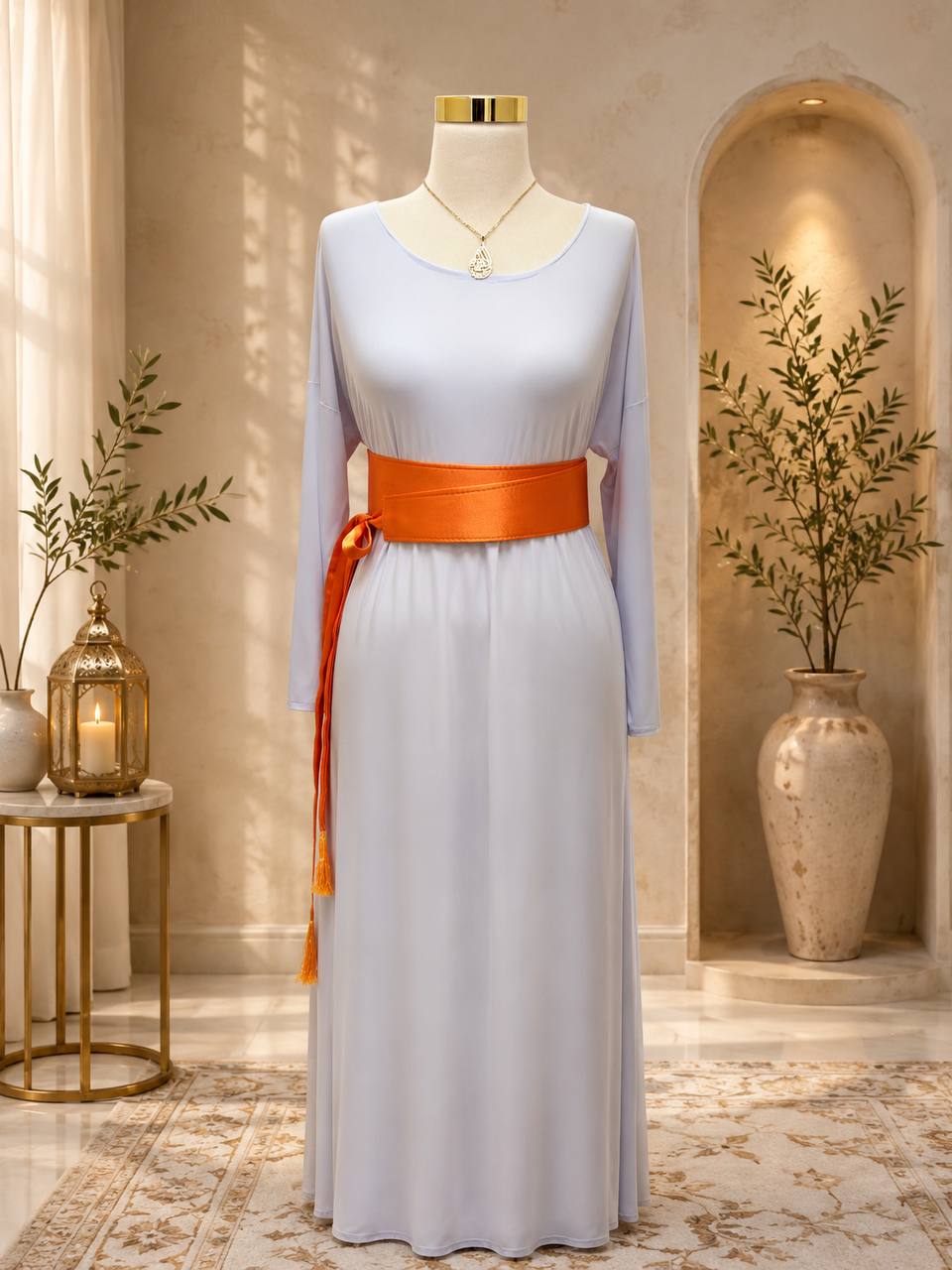 New Color Satin Wrap Belt