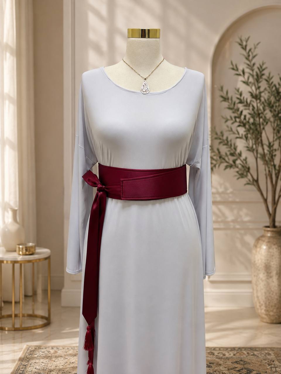 New Color Satin Wrap Belt