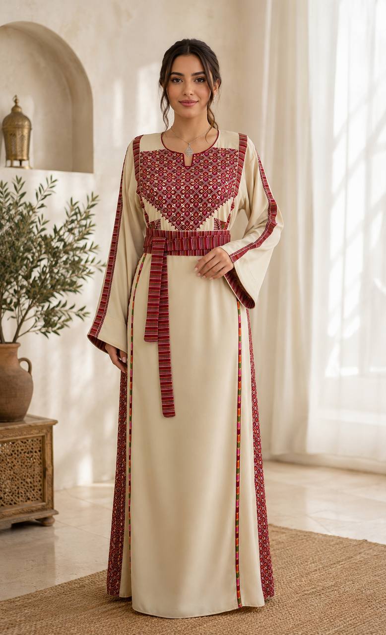 Razan Heritage Embroidered Thobe