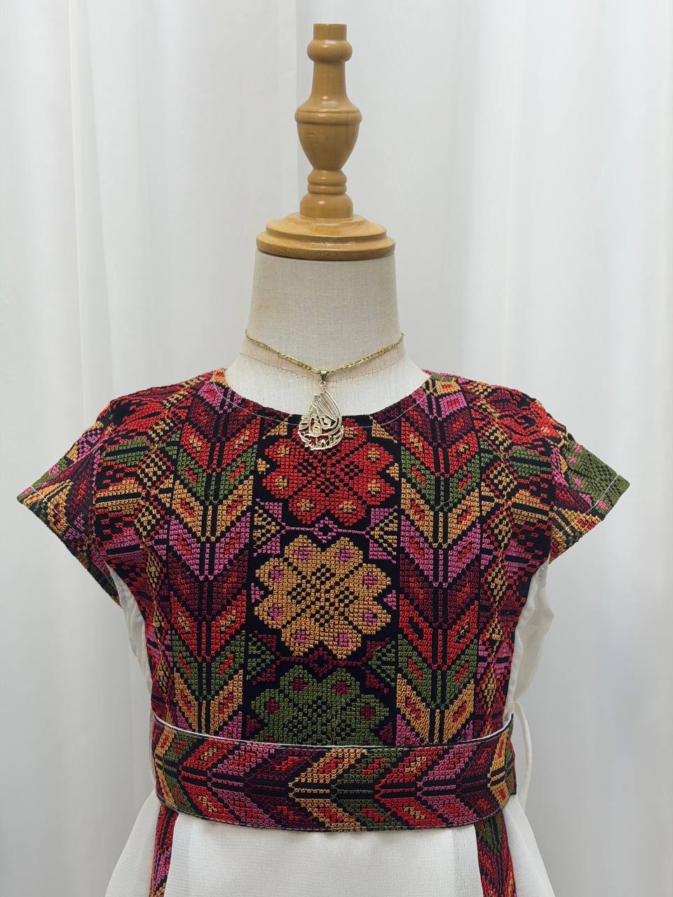 Girls’ Fella Embroidered Chiffon Dress