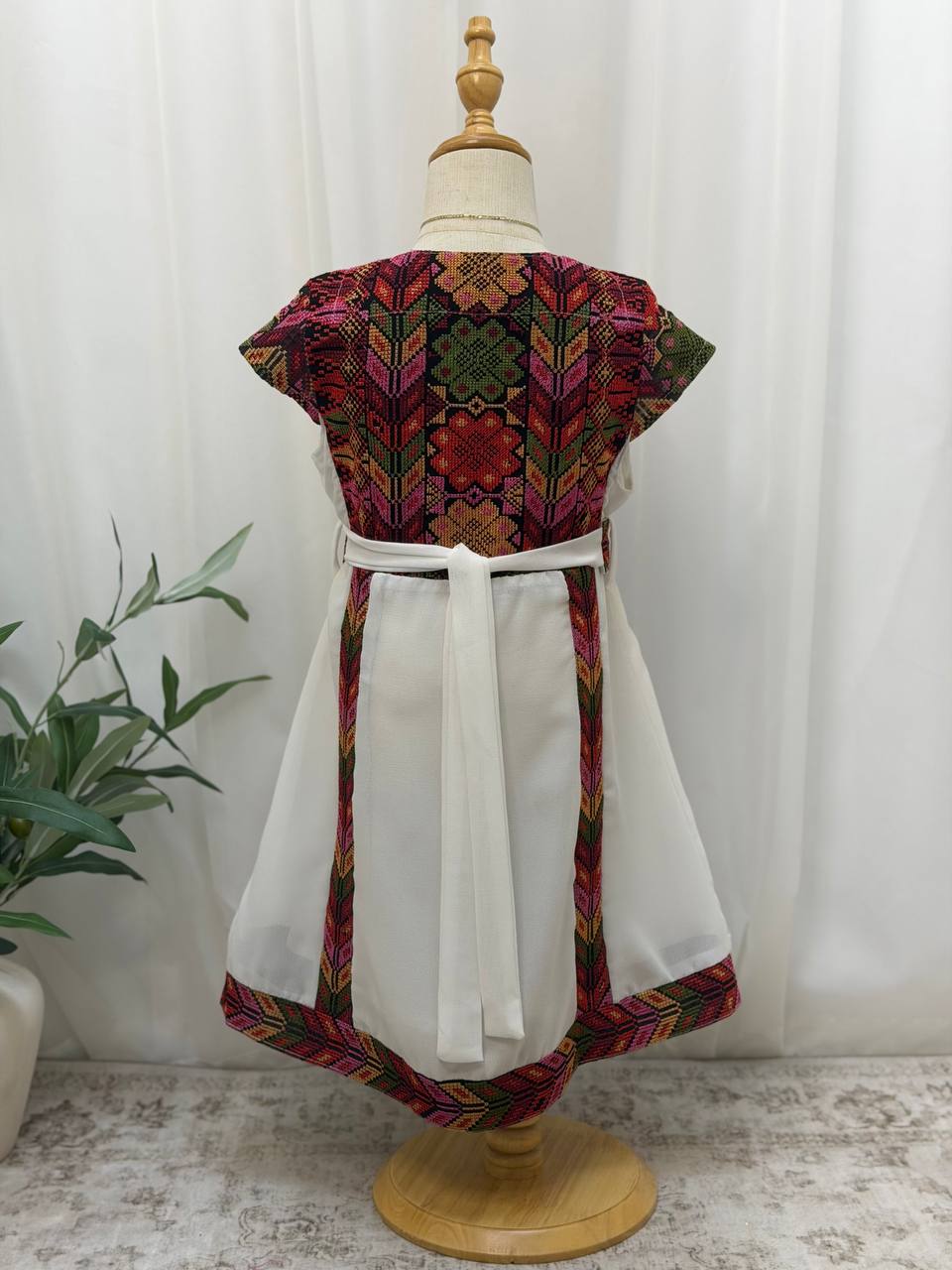 Girls’ Fella Embroidered Chiffon Dress