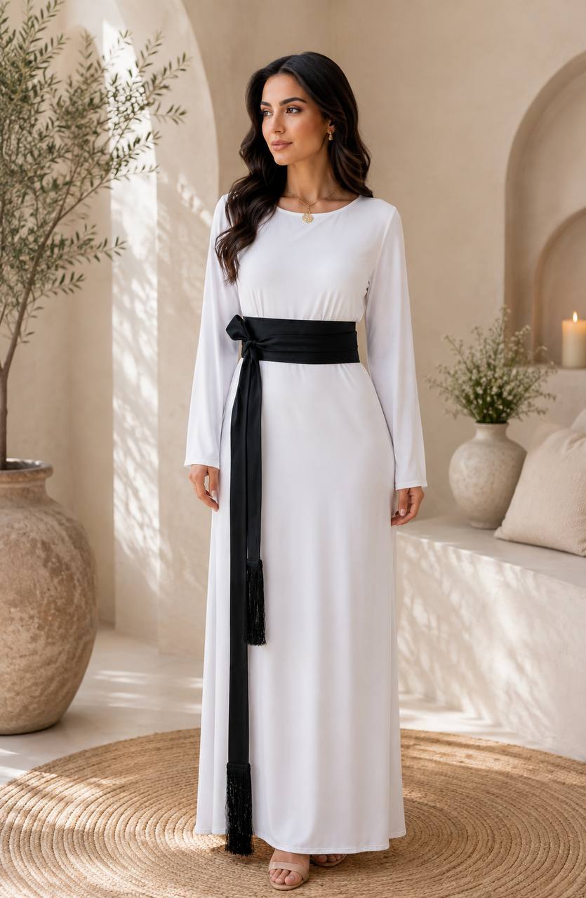 Satin Elegance Waist Belt
