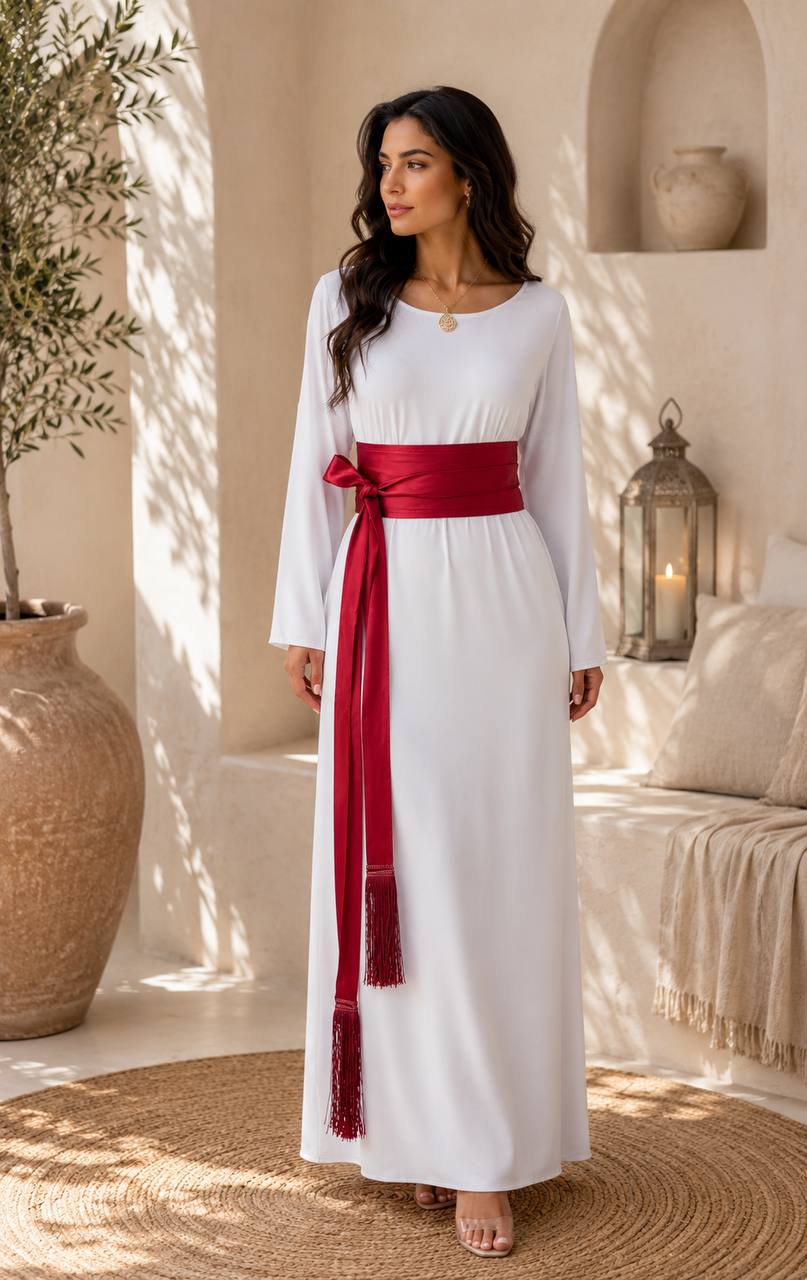 Satin Elegance Waist Belt