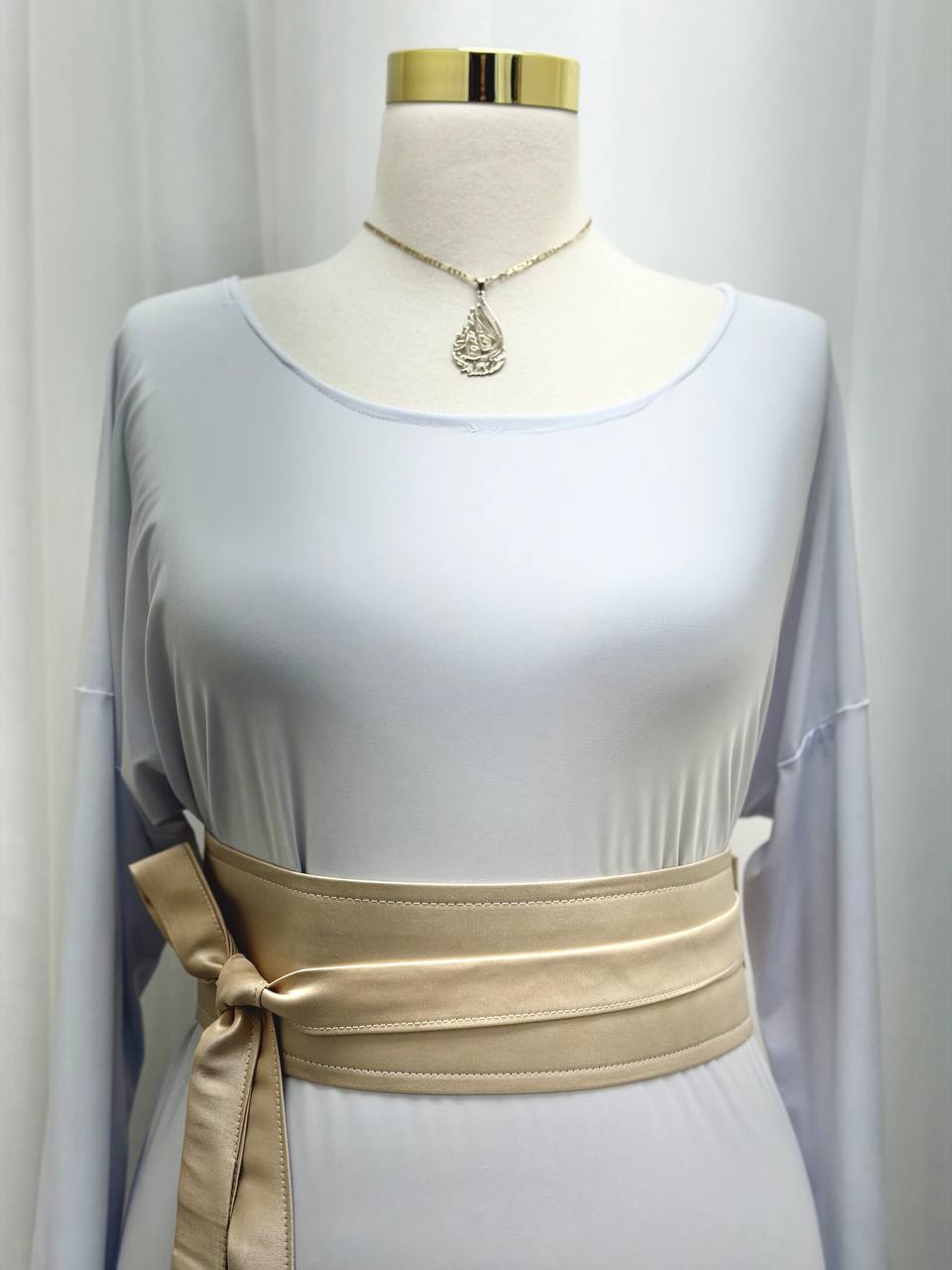 Satin Elegance Waist Belt
