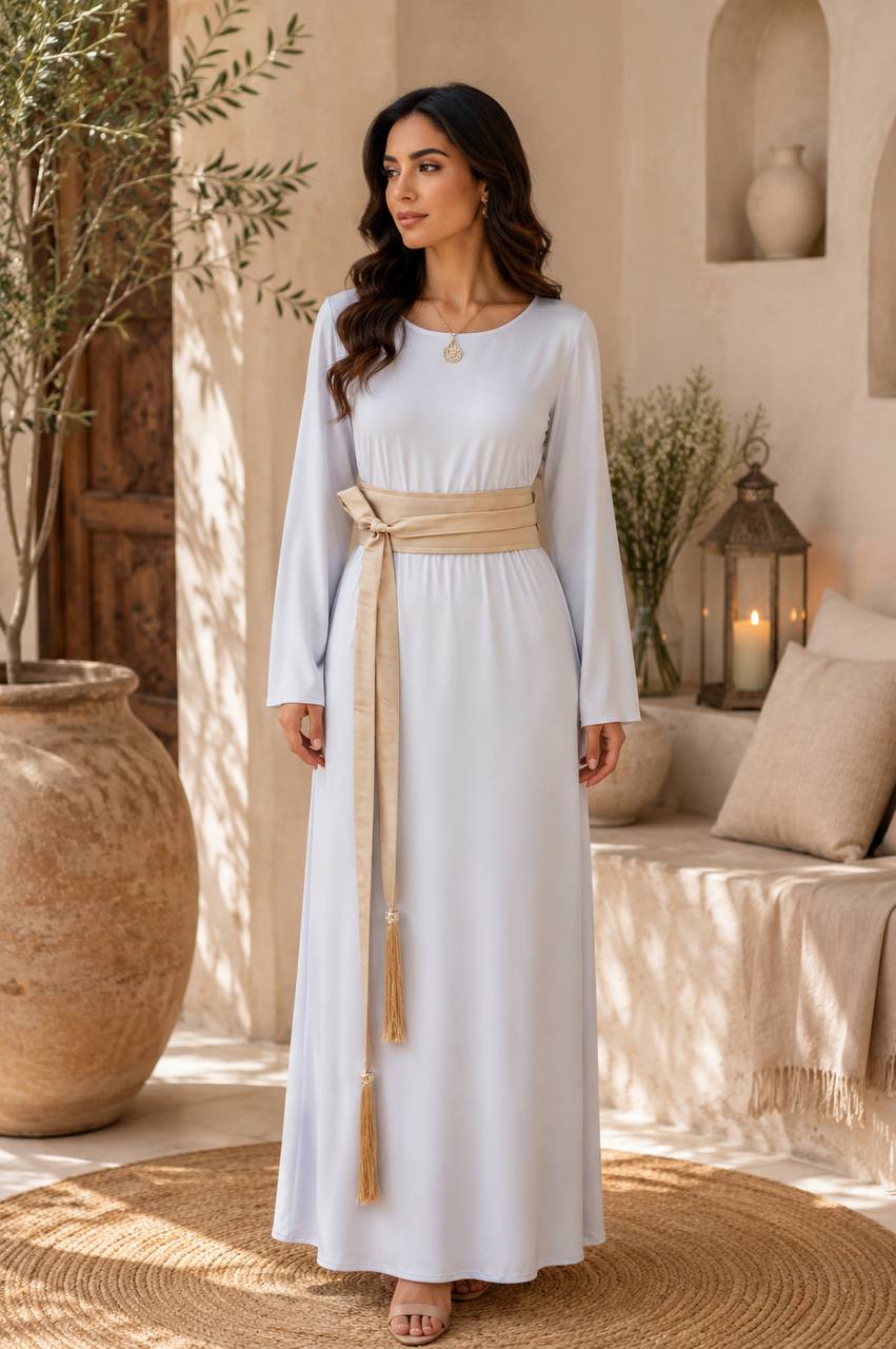 Satin Elegance Waist Belt