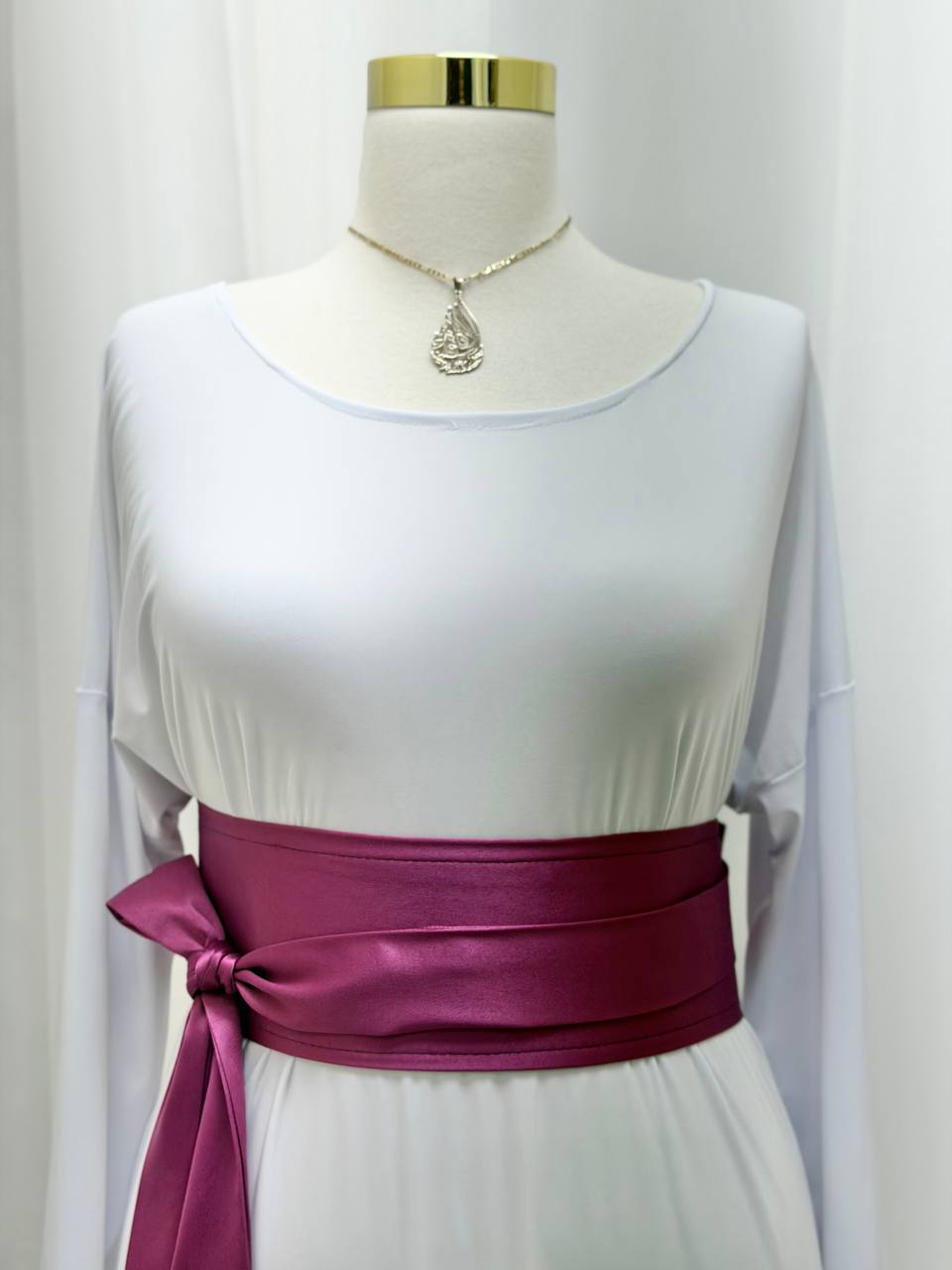 Satin Elegance Waist Belt