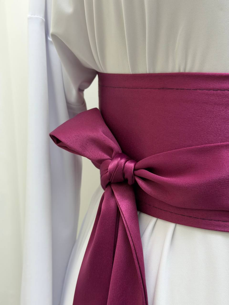 Satin Elegance Waist Belt